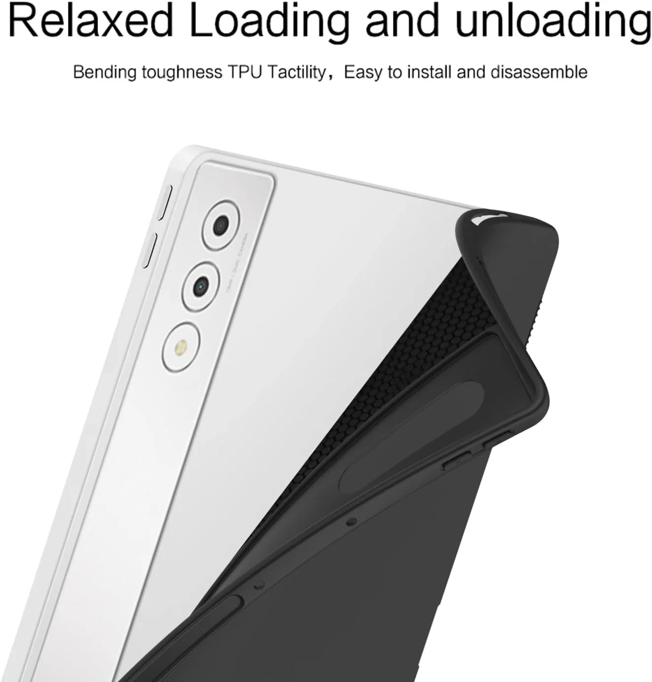 کاور تبلت Gruattreay برای لنوو یوگا تب پلاس 12.7 اینچ 2025 TB520FU، کاور محافظ سیلیکونی TPU نرم ضد ضربه برای لنوو یوگا تب پلاس 12.7 اینچ