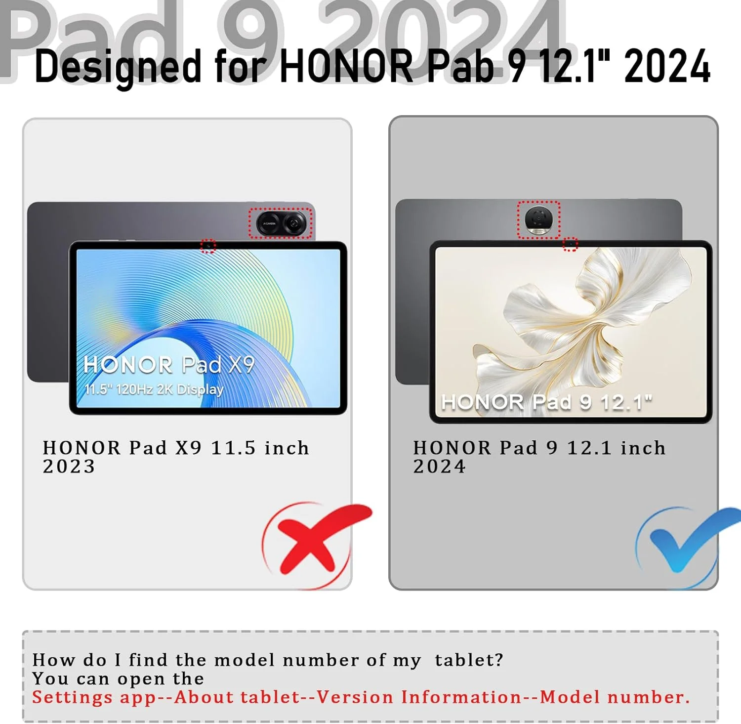 کاور تبلت XLTTONG برای آنر پد 9 اینچ 12.1، کاور سیلیکونی تبلت با نگهدارنده PC، ضد ضربه برای آنر پد 9 مدل HEY2-W09 2024 (مشکی) کاور تبلت XLTTONG برای آنر پد 9 اینچ 12.1، کاور سیلیکونی تبلت با نگهدارنده PC، ضد ضربه برای آنر پد 9 مدل HEY2-W09 2024 (مشکی)