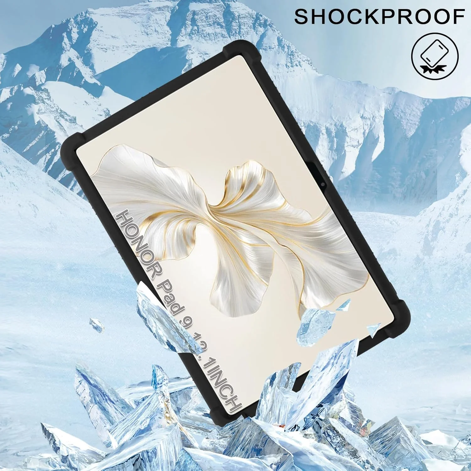 کاور تبلت XLTTONG برای آنر پد 9 اینچ 12.1، کاور سیلیکونی تبلت با نگهدارنده PC، ضد ضربه برای آنر پد 9 مدل HEY2-W09 2024 (مشکی) کاور تبلت XLTTONG برای آنر پد 9 اینچ 12.1، کاور سیلیکونی تبلت با نگهدارنده PC، ضد ضربه برای آنر پد 9 مدل HEY2-W09 2024 (مشکی)