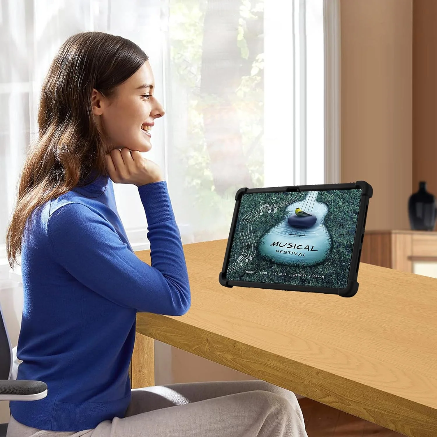 کاور تبلت XLTTONG برای آنر پد 9 اینچ 12.1، کاور سیلیکونی تبلت با نگهدارنده PC، ضد ضربه برای آنر پد 9 مدل HEY2-W09 2024 (مشکی) کاور تبلت XLTTONG برای آنر پد 9 اینچ 12.1، کاور سیلیکونی تبلت با نگهدارنده PC، ضد ضربه برای آنر پد 9 مدل HEY2-W09 2024 (مشکی)