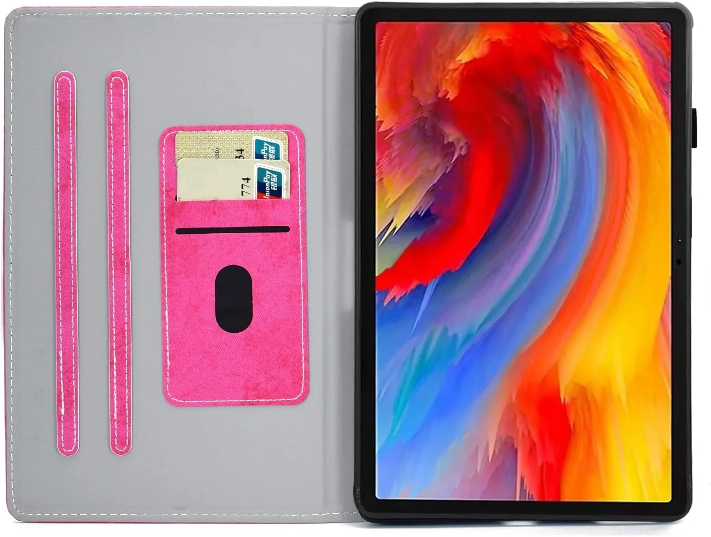 کیف تبلت مسافرتی سازگار با Lenovo Tab M11 TB330FU / Lenovo Xiaoxin Pad 2024 TB331FC، جلد باریک هوشمند محافظ ضد ضربه سازگار با تبلت