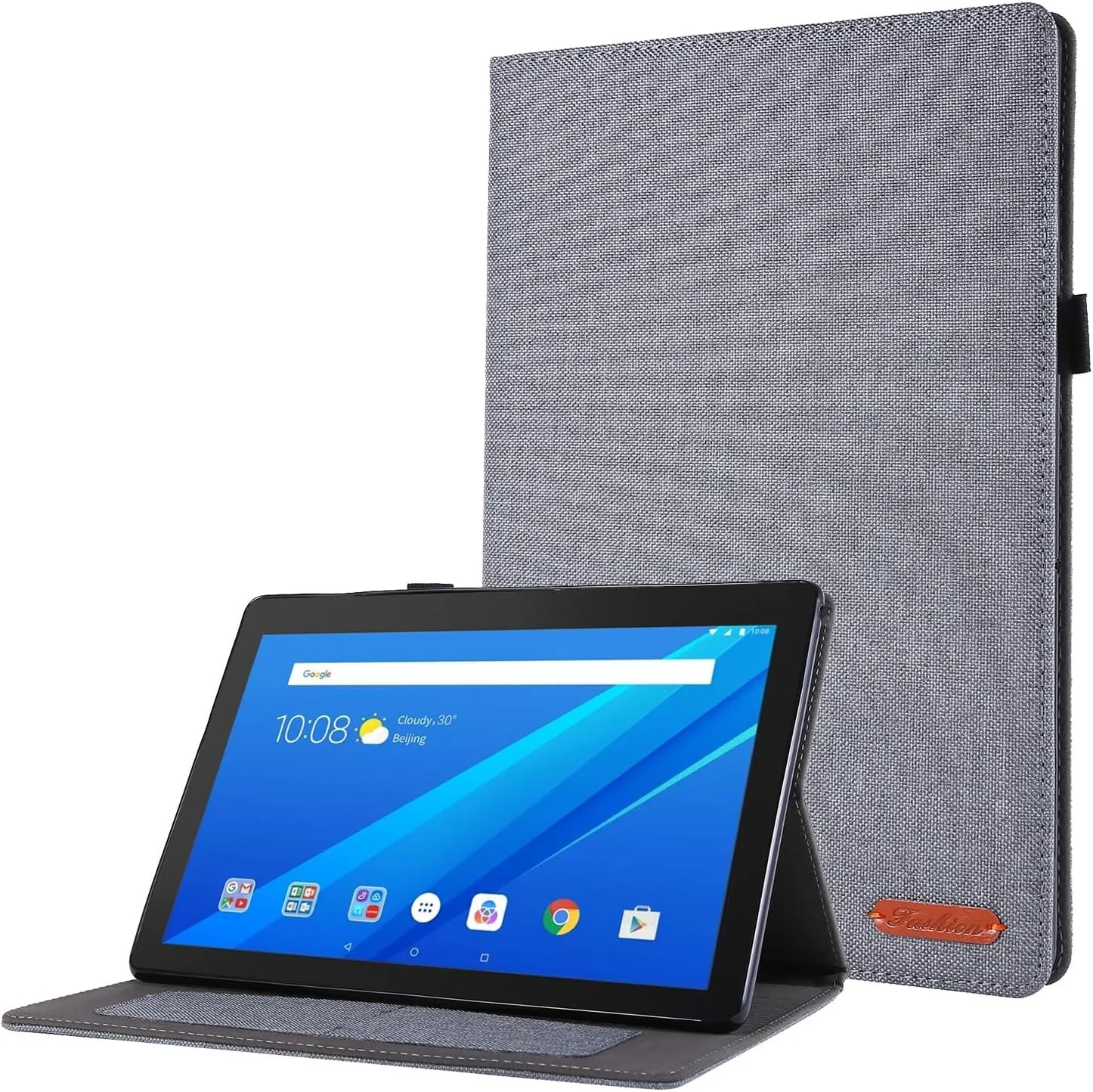 کیف باریک تبلت مسافرتی سازگار با Lenovo Tab M10 TB-X605F/X505F، کیف هوشمند ضد ضربه با عملکرد خواب/بیدار شدن خودکار، پوشش پشتی TPU نرم کیف باریک تبلت مسافرتی سازگار با Lenovo Tab M10 TB-X605F/X505F، کیف هوشمند ضد ضربه با عملکرد خواب/بیدار شدن خودکار، پوشش پشتی TPU نرم
