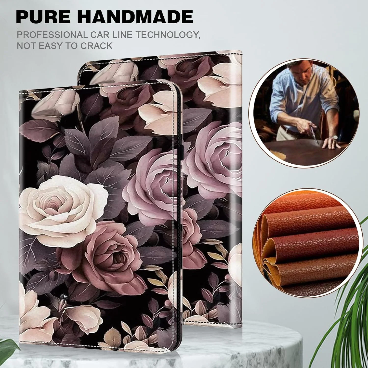 کیف تبلت BOLELAW مناسب برای لنوو Idea Tab Pro 12.7 اینچ 2025 (TB373FU)، کیف چرمی PU با جای قلم، جای کارت، عملکرد استند، مناسب برای تبلت لنوو Idea Tab Pro، رز شرابی کیف تبلت BOLELAW مناسب برای لنوو Idea Tab Pro 12.7 اینچ 2025 (TB373FU)، کیف چرمی PU با جای قلم، جای کارت، عملکرد استند، مناسب برای تبلت لنوو Idea Tab Pro، رز شرابی