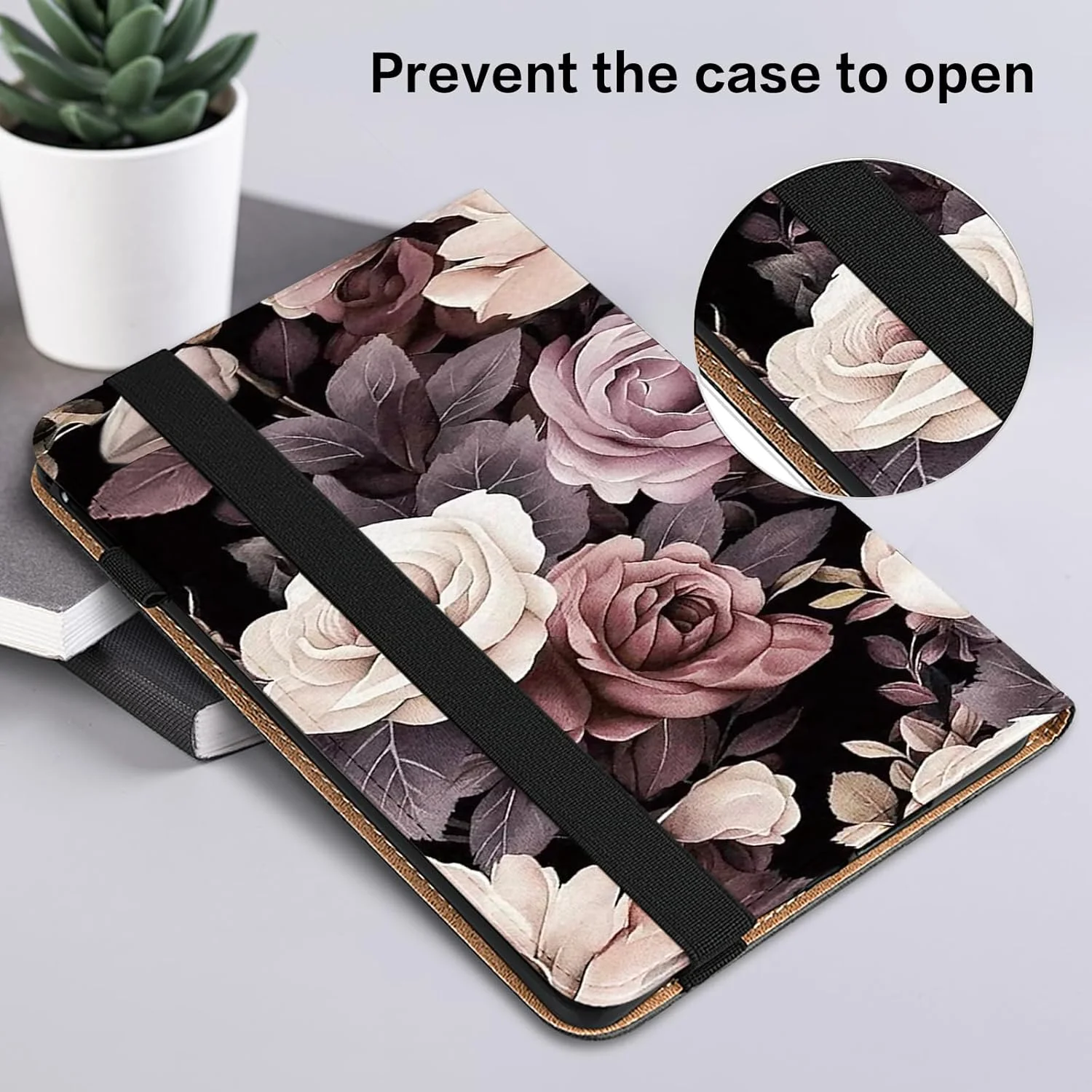 کیف چرمی محافظ تبلت Lenovo Idea Tab Pro 12.7 اینچ 2025 (TB373FU) با جای قلم، جای کارت و قابلیت استند، طرح رز بوته ای کیف چرمی محافظ تبلت Lenovo Idea Tab Pro 12.7 اینچ 2025 (TB373FU) با جای قلم، جای کارت و قابلیت استند، طرح رز بوته ای