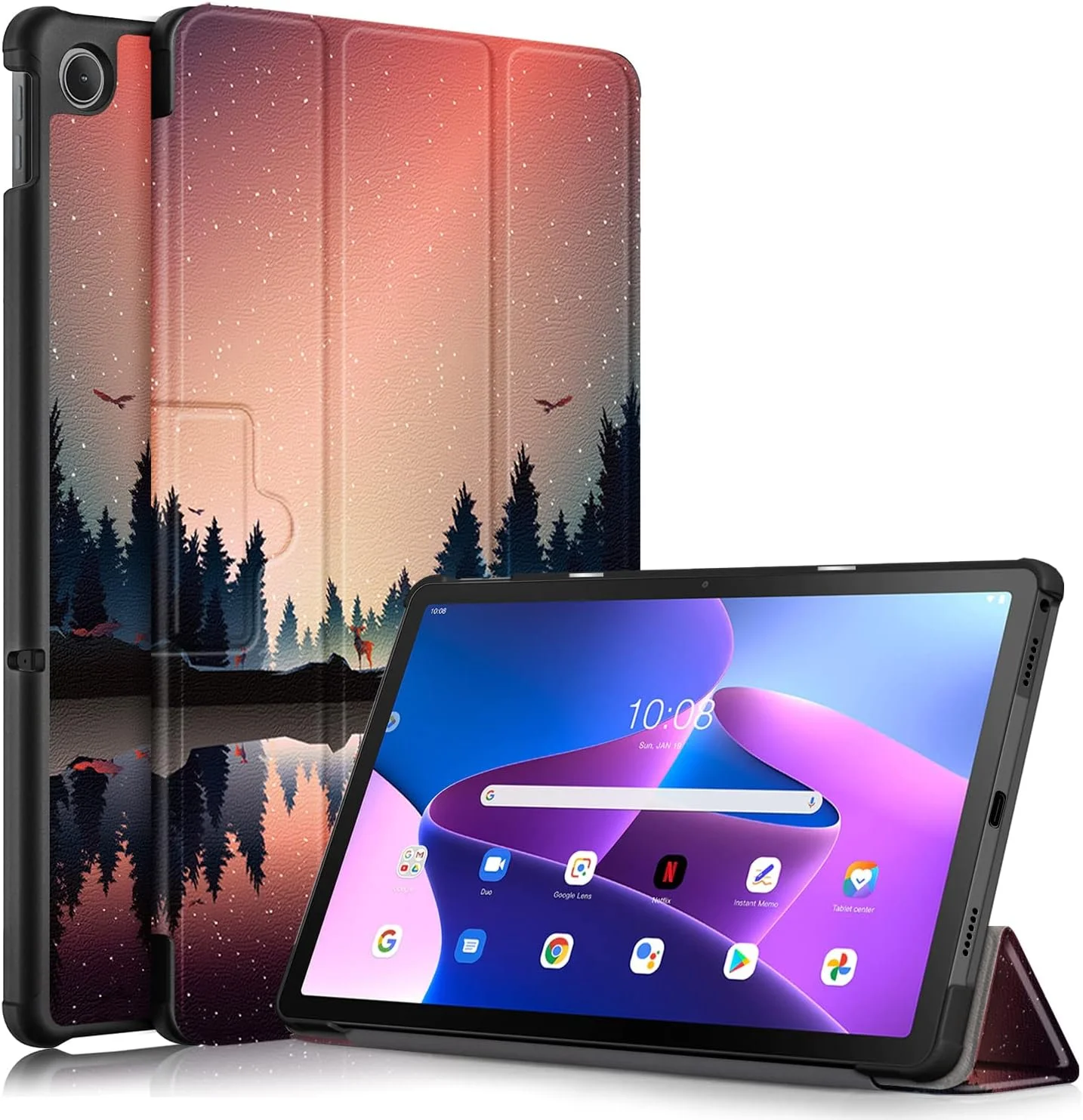 کیف تبلت Gylint برای Lenovo Tab M10 Plus (نسل سوم) 10.1 اینچی، کیف تاشو چرمی PU فوق العاده نازک برای Lenovo Tab M10 Plus (نسل سوم) 10.1 اینچی TB-328F - رنگ Dusk کیف تبلت Gylint برای Lenovo Tab M10 Plus (نسل سوم) 10.1 اینچی، کیف تاشو چرمی PU فوق العاده نازک برای Lenovo Tab M10 Plus (نسل سوم) 10.1 اینچی TB-328F - رنگ Dusk