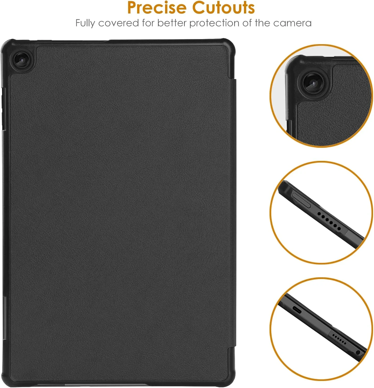 Bighan Case Compatible with Lenovo M10 3rd Gen 10.1 inch TB328FU / TB328XU, Slim Smart Folio Trifold Stand with Auto/Sleep Tablet Case, Black Bighan Case Compatible with Lenovo M10 3rd Gen 10.1 inch TB328FU / TB328XU, Slim Smart Folio Trifold Stand with Auto/Sleep Tablet Case, Black