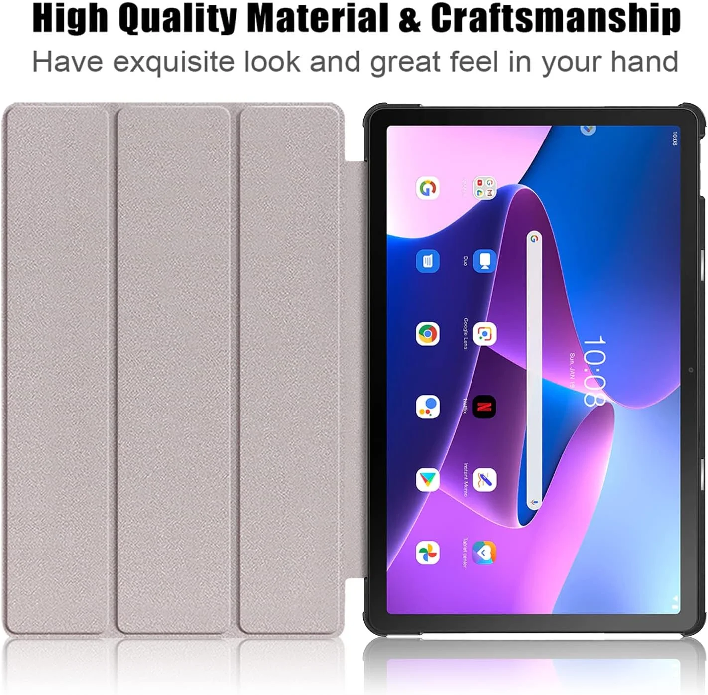 کیف تبلت Gylint برای Lenovo Tab M10 Plus (نسل سوم) 10.1 اینچی، کیف تاشو چرمی PU فوق العاده نازک برای Lenovo Tab M10 Plus (نسل سوم) 10.1 اینچی TB-328F - رنگ Dusk کیف تبلت Gylint برای Lenovo Tab M10 Plus (نسل سوم) 10.1 اینچی، کیف تاشو چرمی PU فوق العاده نازک برای Lenovo Tab M10 Plus (نسل سوم) 10.1 اینچی TB-328F - رنگ Dusk