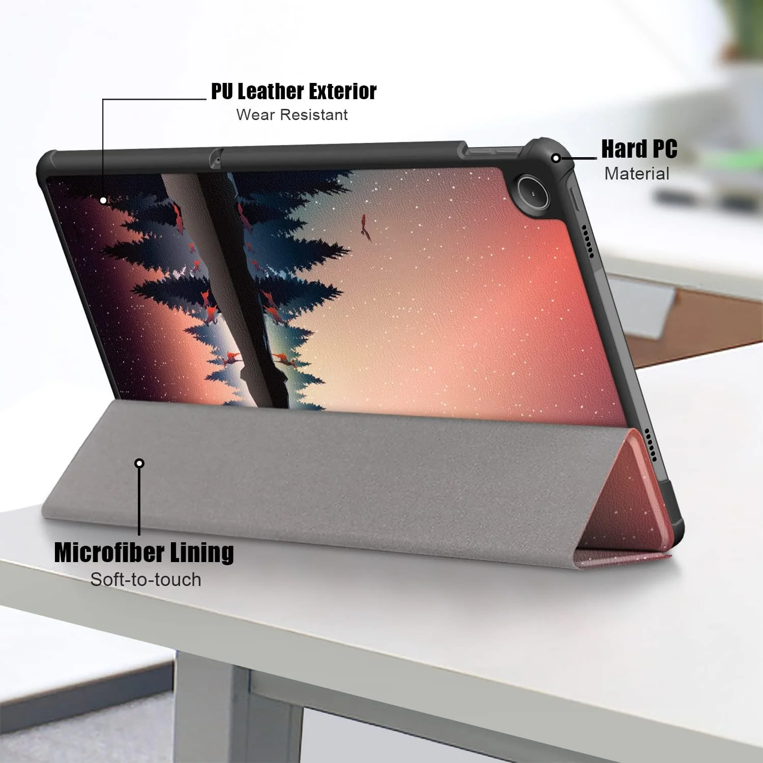 کیف تبلت Gylint برای Lenovo Tab M10 Plus (نسل سوم) 10.1 اینچی، کیف تاشو چرمی PU فوق العاده نازک برای Lenovo Tab M10 Plus (نسل سوم) 10.1 اینچی TB-328F - رنگ Dusk کیف تبلت Gylint برای Lenovo Tab M10 Plus (نسل سوم) 10.1 اینچی، کیف تاشو چرمی PU فوق العاده نازک برای Lenovo Tab M10 Plus (نسل سوم) 10.1 اینچی TB-328F - رنگ Dusk