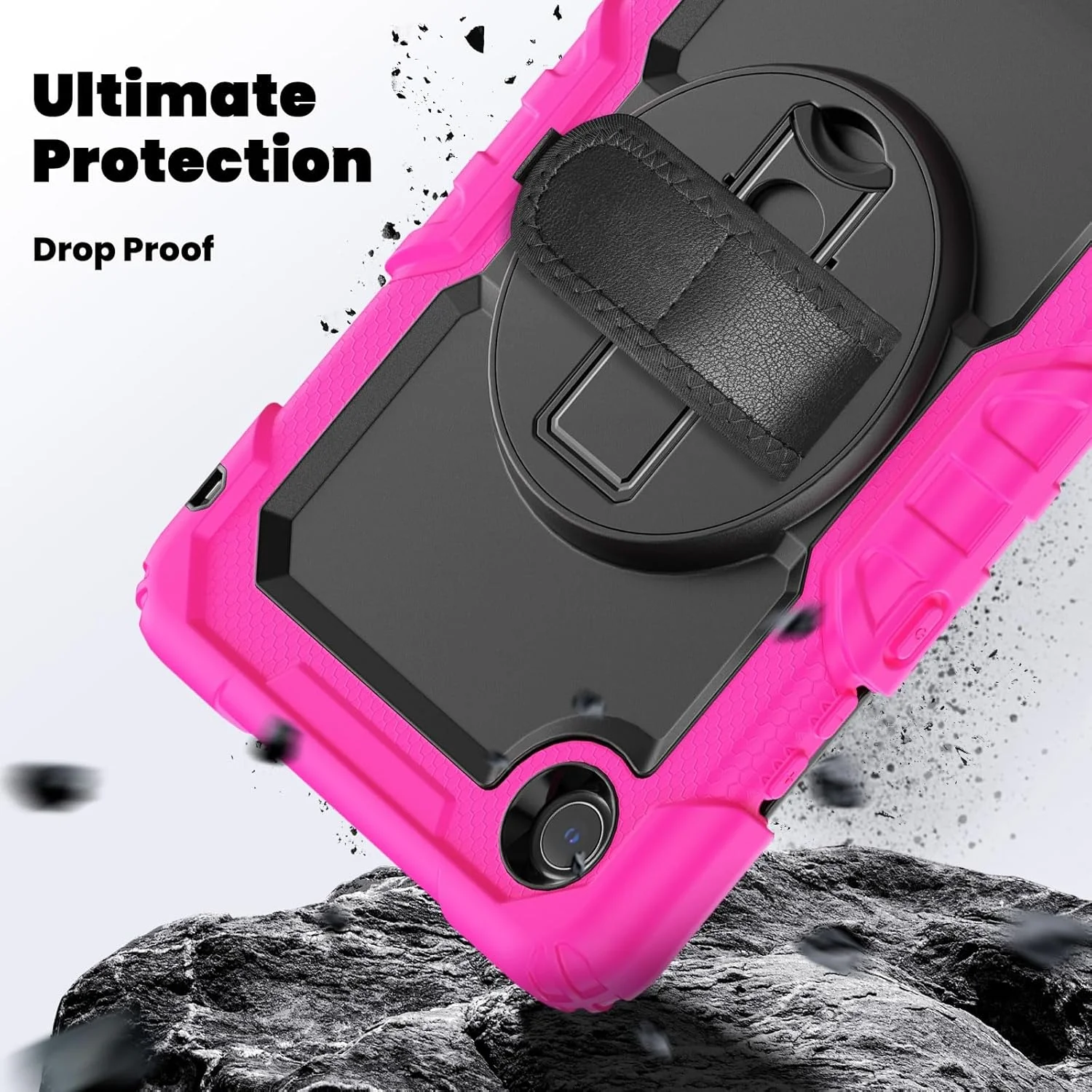 کیف تبلت مسافرتی سازگار با تبلت لنوو تب وان 8.7 اینچی/K9 TB305FU به همراه محافظ صفحه نمایش، کیف مقاوم در برابر ضربه با بند/پایه چرخان 360 درجه سازگار کیف تبلت مسافرتی سازگار با تبلت لنوو تب وان 8.7 اینچی/K9 TB305FU به همراه محافظ صفحه نمایش، کیف مقاوم در برابر ضربه با بند/پایه چرخان 360 درجه سازگار