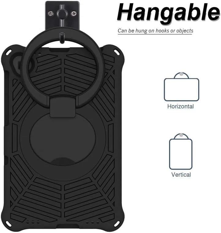 کیف تبلت کودکانه Nikaque مناسب برای لنوو تب M10 پلاس (نسل دوم) FHD سایز 10.3 اینچ، فوم EVA با طرح تار عنکبوت، به همراه استند حلقه ای و بند شانه ای، مناسب برای لنوو M10 پلاس TB-X606F/TB-X606X، مشکی کیف تبلت کودکانه Nikaque مناسب برای لنوو تب M10 پلاس (نسل دوم) FHD سایز 10.3 اینچ، فوم EVA با طرح تار عنکبوت، به همراه استند حلقه ای و بند شانه ای، مناسب برای لنوو M10 پلاس TB-X606F/TB-X606X، مشکی