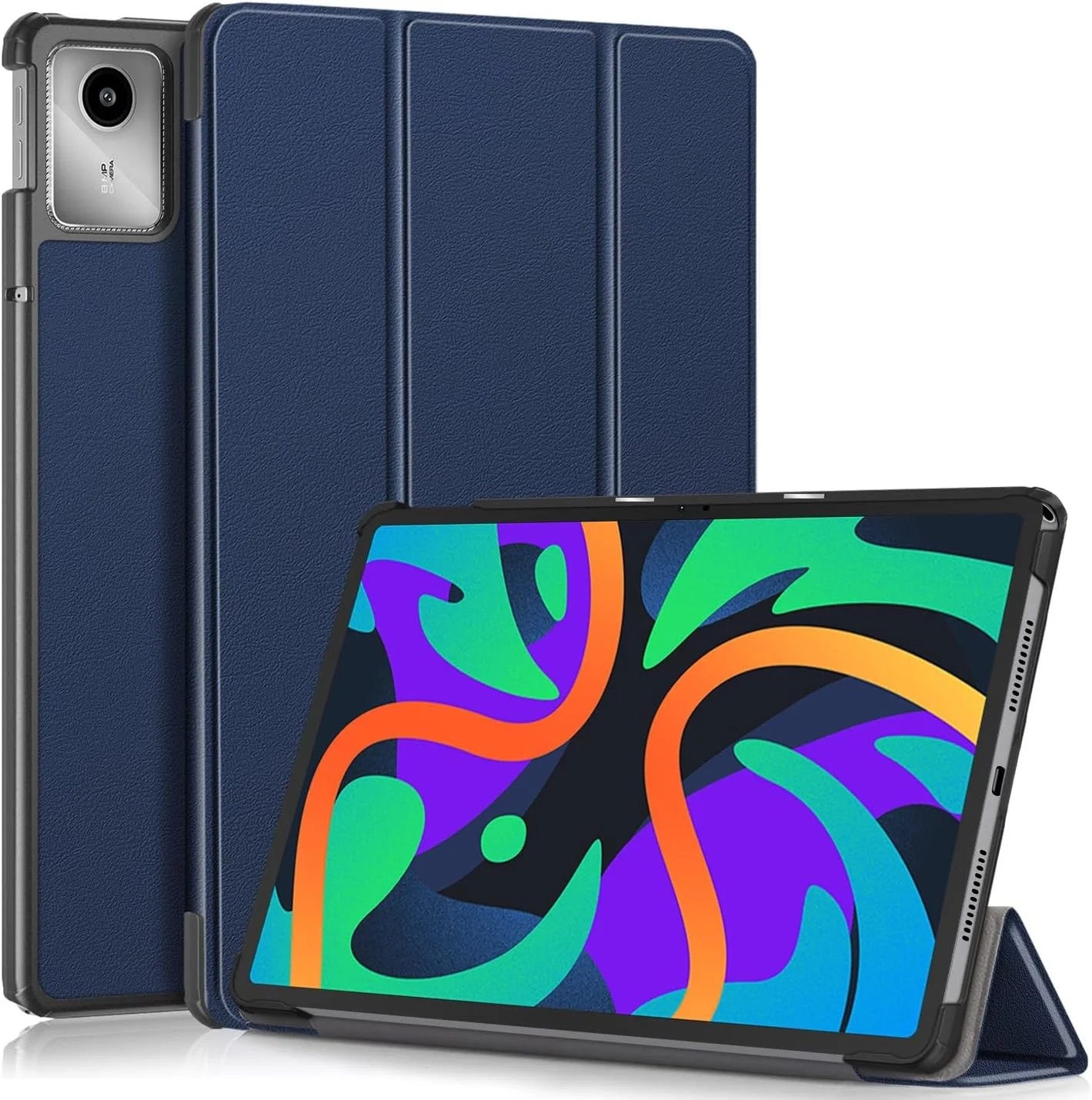 کاور تبلت سازگار با Lenovo Tab M11 TB-330FU / Lenovo Xiaoxin Pad 2024 TB-331FC، کاور تبلت هوشمند سه تایی، کاور باریک و سبک با قابلیت استند و قاب پشتی سخت PC، قابلیت خواب خودکار کاور تبلت سازگار با Lenovo Tab M11 TB-330FU / Lenovo Xiaoxin Pad 2024 TB-331FC، کاور تبلت هوشمند سه تایی، کاور باریک و سبک با قابلیت استند و قاب پشتی سخت PC، قابلیت خواب خودکار
