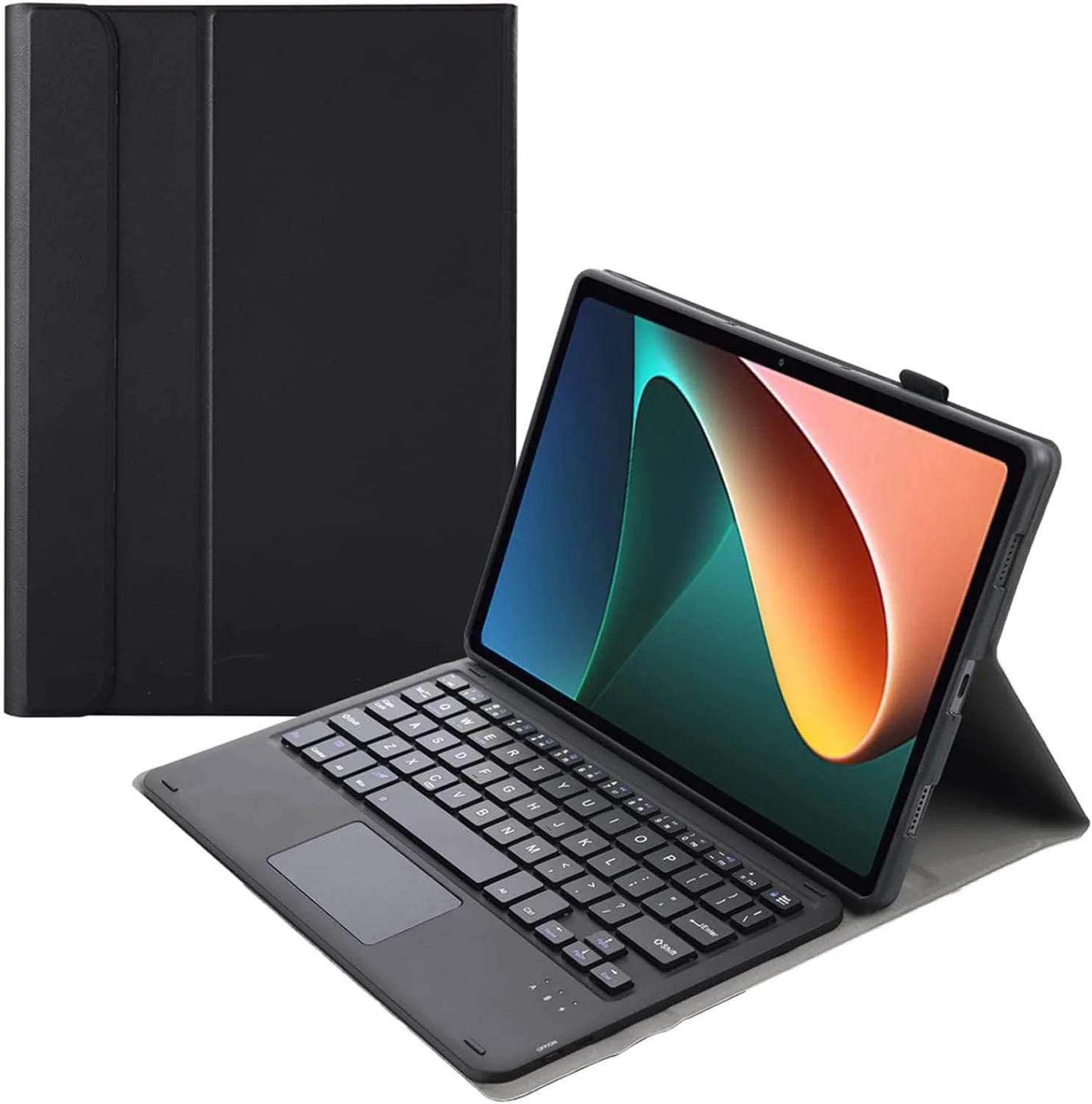 کیبورد HEUCYL مناسب برای تبلت لنوو تب M10 HD نسل 2 (TB-X306X) / تب M10 HD نسل 2 (TB-X306F) 10.1 اینچ 2020، کیبورد بلوتوث بی سیم مغناطیسی جداشدنی با تاچ پد، مشکی