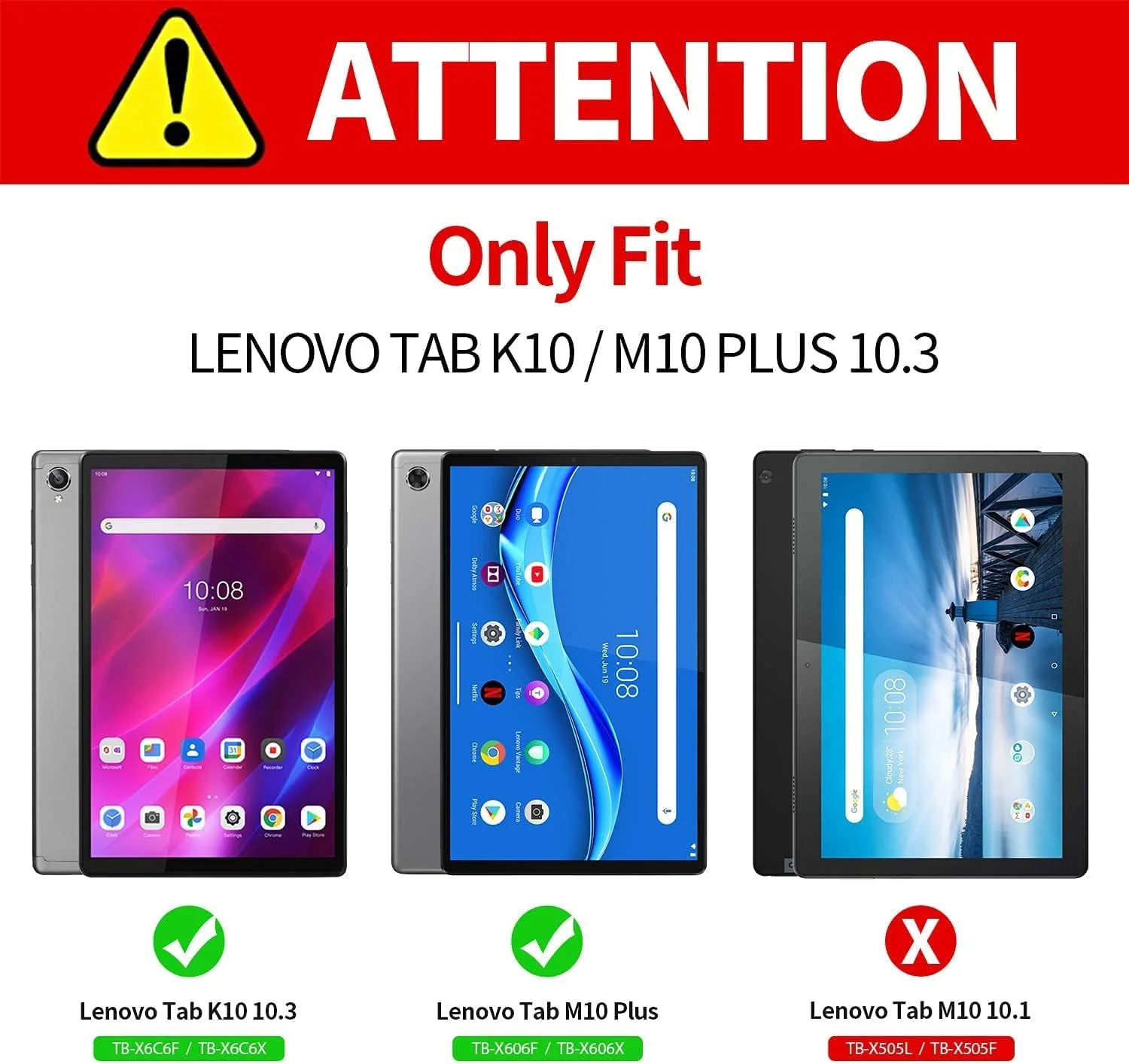 کاور پشتی مات TPU نرم M.G.R.J® سازگار با تبلت Lenovo Tab M10 FHD Plus (10.3 اینچ)