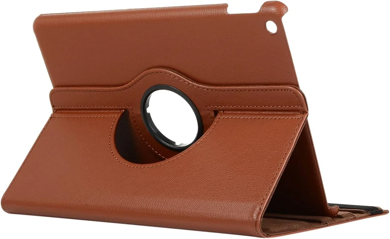 کیف تبلت TianTa برای لنوو تب M10 پلاس نسل 3 سال 2022 (TB-125F/TB-128F) 10.6 اینچ، با پایه تاشو چرخان 360 درجه، جلد محافظ چرمی PU باریک و هوشمند - قهوه ای