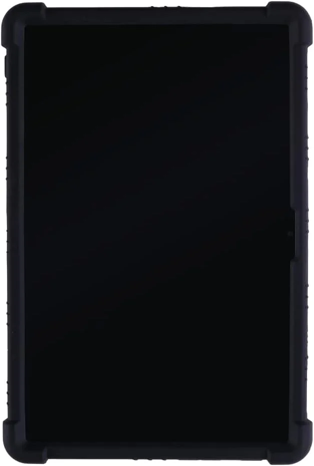 Oneyijun Case for Lenovo 10e Chromebook 10.1 inch Tablet Soft Silicone Adjustable Stand Shockproof Rubber Shell Protective Cover (Black)