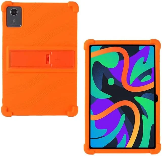 قاب محافظ تبلت لنوو تب K10 - قاب سیلیکونی نرم و محافظ با پایه قابل تنظیم برای تبلت لنوو تب K10 وای فای TB-330FU سایز 10.95 اینچ