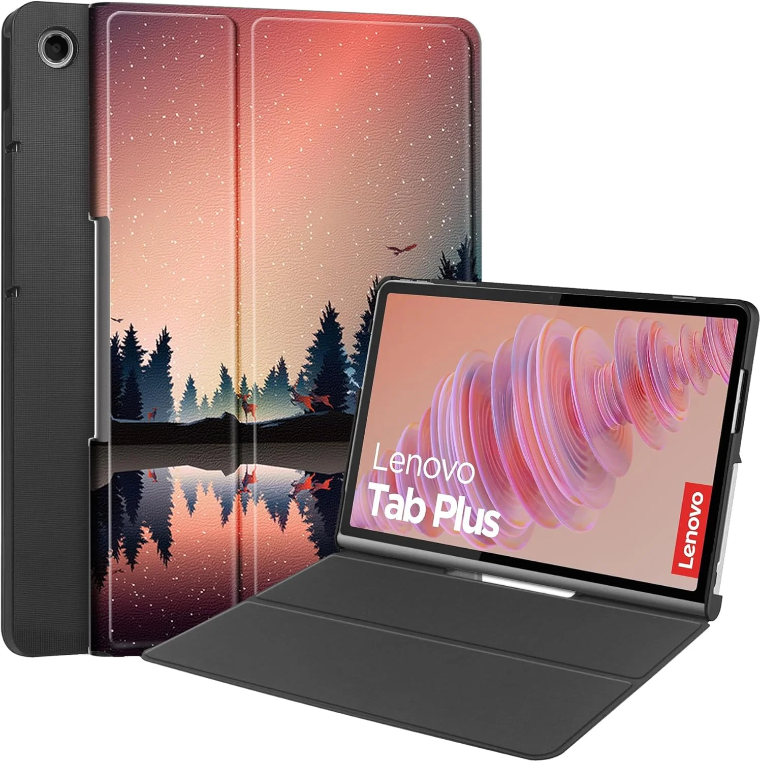 کاور تبلت Vakarey برای Lenovo Tab Plus، قاب تبلت فوق العاده نازک برای Lenovo Tab Plus 11.5 اینچ 2024 TB351FU، Twilight