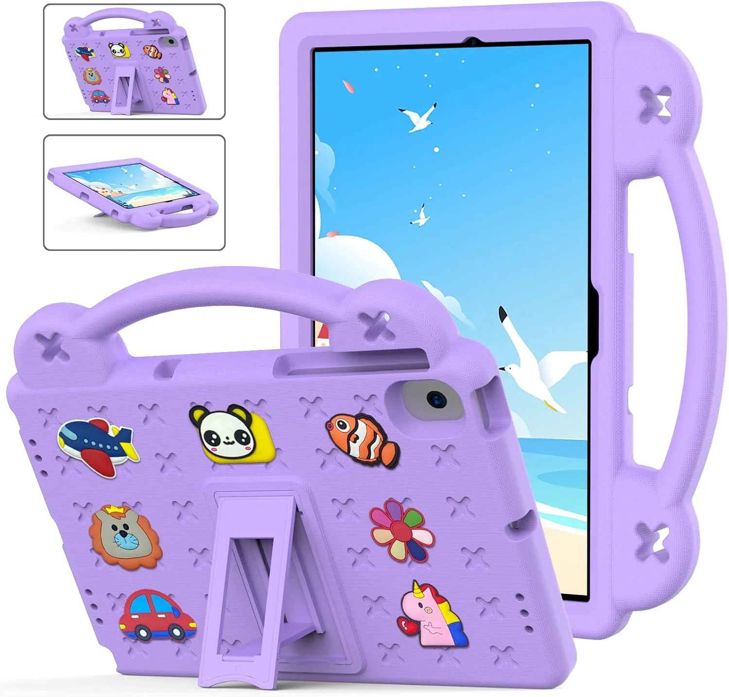 کیف محافظ کودکانه TianTa برای تبلت لنوو M10 Plus/Tab M10 FHD Plus 2020 (TB-X606F/TB-X606X) سایز 10.3 اینچ، ضد ضربه، مقاوم با پایه، دسته قابل حمل، EVA سبک وزن، بادوام و زیبا - بنفش روشن کیف محافظ کودکانه TianTa برای تبلت لنوو M10 Plus/Tab M10 FHD Plus 2020 (TB-X606F/TB-X606X) سایز 10.3 اینچ، ضد ضربه، مقاوم با پایه، دسته قابل حمل، EVA سبک وزن، بادوام و زیبا - بنفش روشن