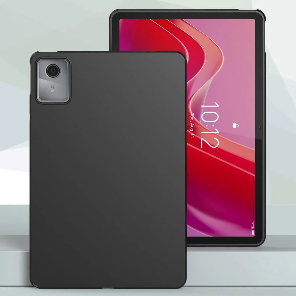 کاور WOGROO مناسب برای تبلت لنوو تب M11 (TB-330FU/330XU) سایز 11 اینچ، تولید 2024، طراحی باریک، کاور محافظ TPU نرم برای تبلت تب M11، مشکی