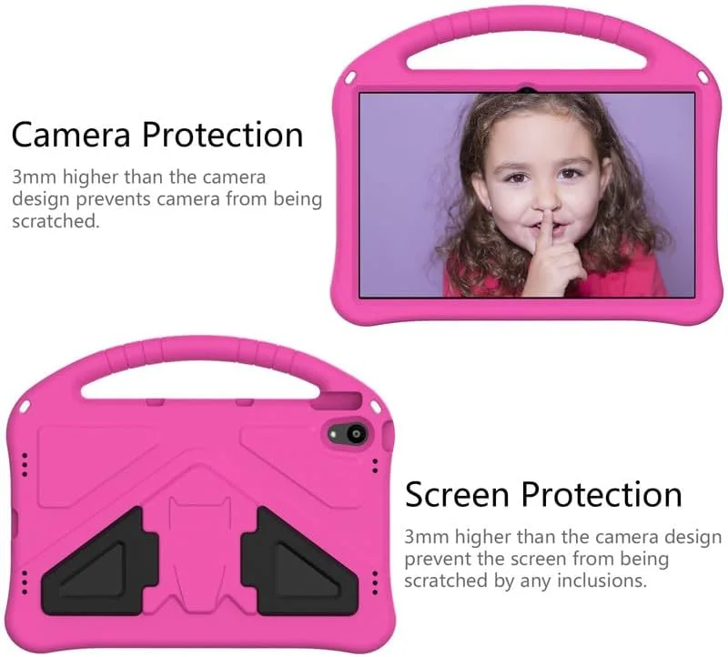 Nikaque Kids Case For Lenovo Tab P11/ P11 Plus 11-Inch, Tablet Cover Compatible with TB-J606 TB-J607F, Handle Stand Case, Children Friendly Durable Lightweight Shockproof Protective, Rose Nikaque Kids Case For Lenovo Tab P11/ P11 Plus 11-Inch, Tablet Cover Compatible with TB-J606 TB-J607F, Handle Stand Case, Children Friendly Durable Lightweight Shockproof Protective, Rose