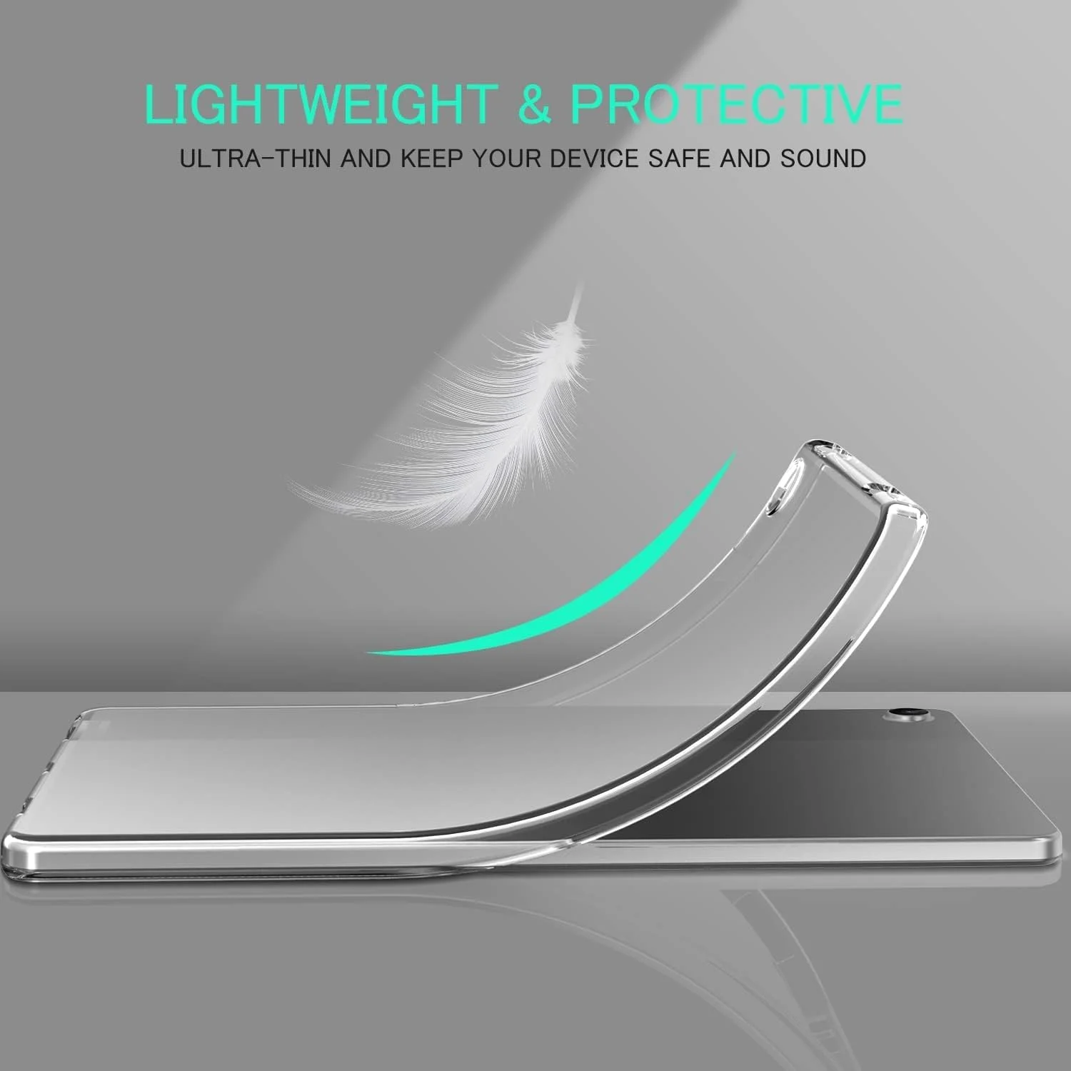 کاور شفاف تبلت لنوو تب M10 پلاس نسل 3 (10.6 اینچ) مدل Foissy، تولید شده در سال 2022، کاور انعطاف پذیر مقاوم در برابر ضربه، ضد خش، محافظ نرم و انعطاف پذیر TPU