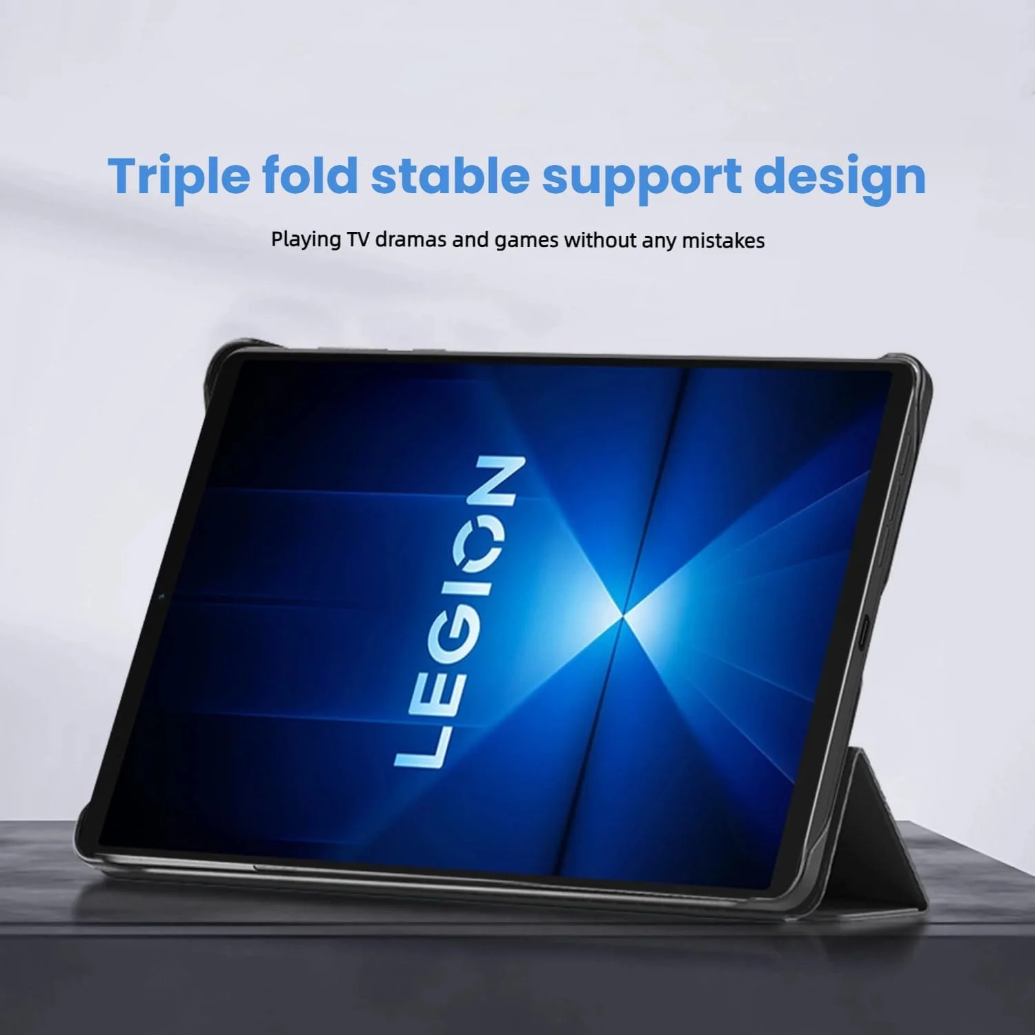 کاور تبلت گیمینگ Gruattreay سازگار با Lenovo Legion Y700 (نسل 4) 8.8 اینچی، کاور محافظ چرمی ضد ضربه با طراحی اسکلتی برای دفع حرارت و پایه سه تایی کاور تبلت گیمینگ Gruattreay سازگار با Lenovo Legion Y700 (نسل 4) 8.8 اینچی، کاور محافظ چرمی ضد ضربه با طراحی اسکلتی برای دفع حرارت و پایه سه تایی