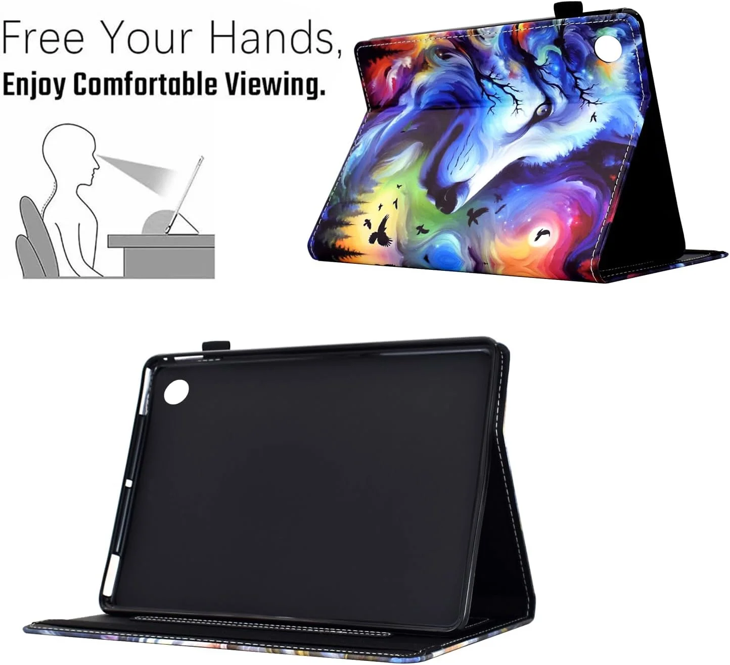 کیف تبلت تدتیکجِیتی مناسب برای تبلت لنوو تب M10 نسل 3، 10.1 اینچ 2022 مدل TB-328FU TB-328XU، کاور محافظ چرمی PU با جای کارت و استند، کیف محافظ تبلت لنوو تب M10 نسل 3، طرح گرگ کیف تبلت تدتیکجِیتی مناسب برای تبلت لنوو تب M10 نسل 3، 10.1 اینچ 2022 مدل TB-328FU TB-328XU، کاور محافظ چرمی PU با جای کارت و استند، کیف محافظ تبلت لنوو تب M10 نسل 3، طرح گرگ