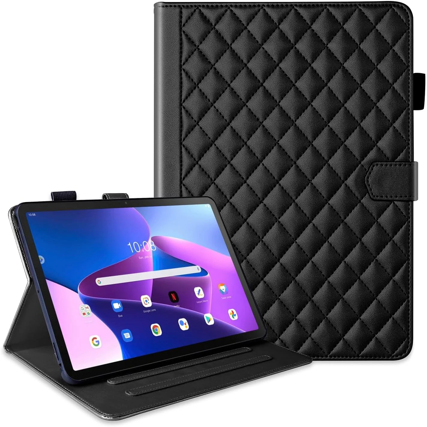 کیف محافظ چرمی ویتازی مناسب برای تبلت لنوو تب M10 FHD Plus 10.3 اینچ 2020 مدل TB-X606X/X606F، مناسب کاربری تجاری، دارای جای کارت و استند، رنگ مشکی کیف محافظ چرمی ویتازی مناسب برای تبلت لنوو تب M10 FHD Plus 10.3 اینچ 2020 مدل TB-X606X/X606F، مناسب کاربری تجاری، دارای جای کارت و استند، رنگ مشکی