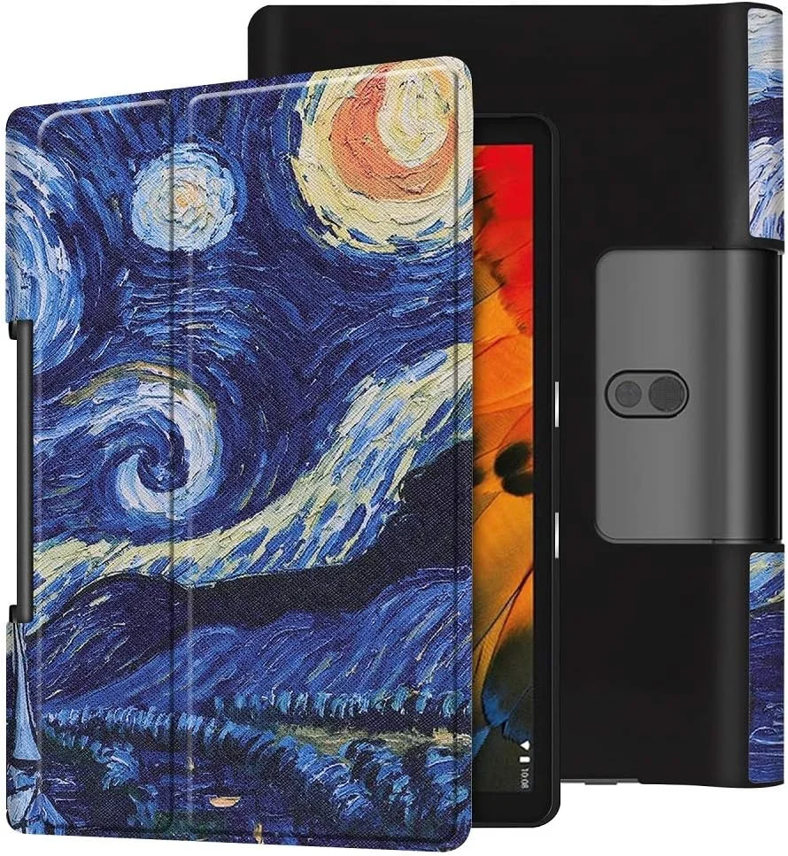 کیف محافظ تبلت 10.1 اینچی Lenovo Yoga Smart Tab (YT-X705F) طرح آسمان پر ستاره