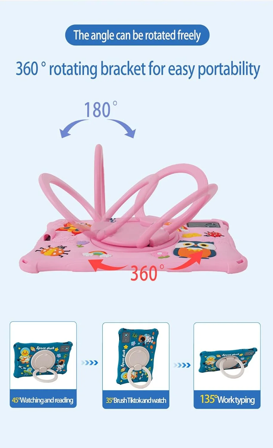 کیف محافظ تبلت 11 اینچی Lenovo M11 میسنیا، طرح کارتونی سه بعدی چند زاویه ای، مناسب برای تبلت Lenovo M11 مدل 2024 TB330FU/TB331FC (حشرات صورتی) کیف محافظ تبلت 11 اینچی Lenovo M11 میسنیا، طرح کارتونی سه بعدی چند زاویه ای، مناسب برای تبلت Lenovo M11 مدل 2024 TB330FU/TB331FC (حشرات صورتی)