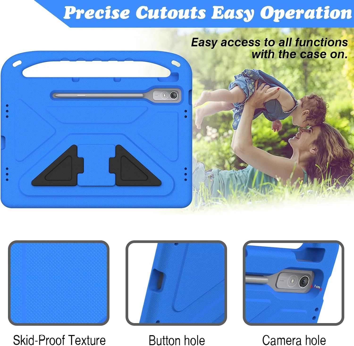 کیف محافظ کودکانه GOZOPO برای تبلت لنوو تب P12 سایز 12.7 اینچ با قابلیت استند و دسته، کیف محافظ مقاوم در برابر ضربه - آبی کیف محافظ کودکانه GOZOPO برای تبلت لنوو تب P12 سایز 12.7 اینچ با قابلیت استند و دسته، کیف محافظ مقاوم در برابر ضربه - آبی