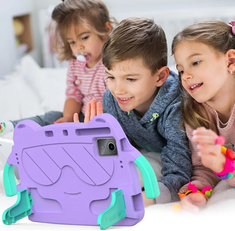 Tablet Case for Lenovo Xiaoxin Pad (2024)/M11 (2024)/Tab P11 J606F/P11Plus TB-J607F 11 Inch Kids Friendly, Durable Lightweight EVA Shockproof Protective Handle Stand Cover, Purple Tablet Case for Lenovo Xiaoxin Pad (2024)/M11 (2024)/Tab P11 J606F/P11Plus TB-J607F 11 Inch Kids Friendly, Durable Lightweight EVA Shockproof Protective Handle Stand Cover, Purple