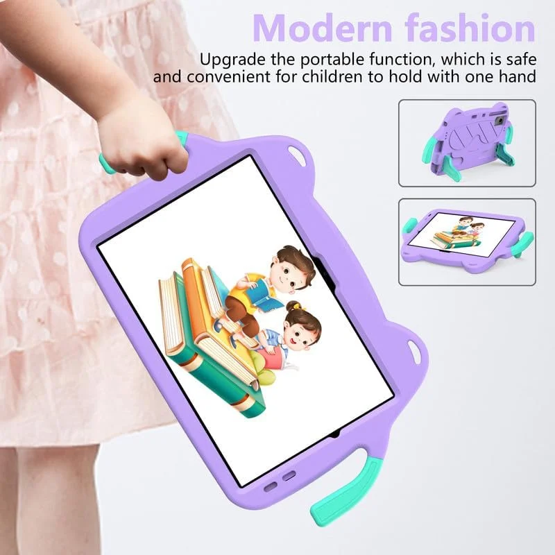 Tablet Case for Lenovo Xiaoxin Pad (2024)/M11 (2024)/Tab P11 J606F/P11Plus TB-J607F 11 Inch Kids Friendly, Durable Lightweight EVA Shockproof Protective Handle Stand Cover, Purple Tablet Case for Lenovo Xiaoxin Pad (2024)/M11 (2024)/Tab P11 J606F/P11Plus TB-J607F 11 Inch Kids Friendly, Durable Lightweight EVA Shockproof Protective Handle Stand Cover, Purple
