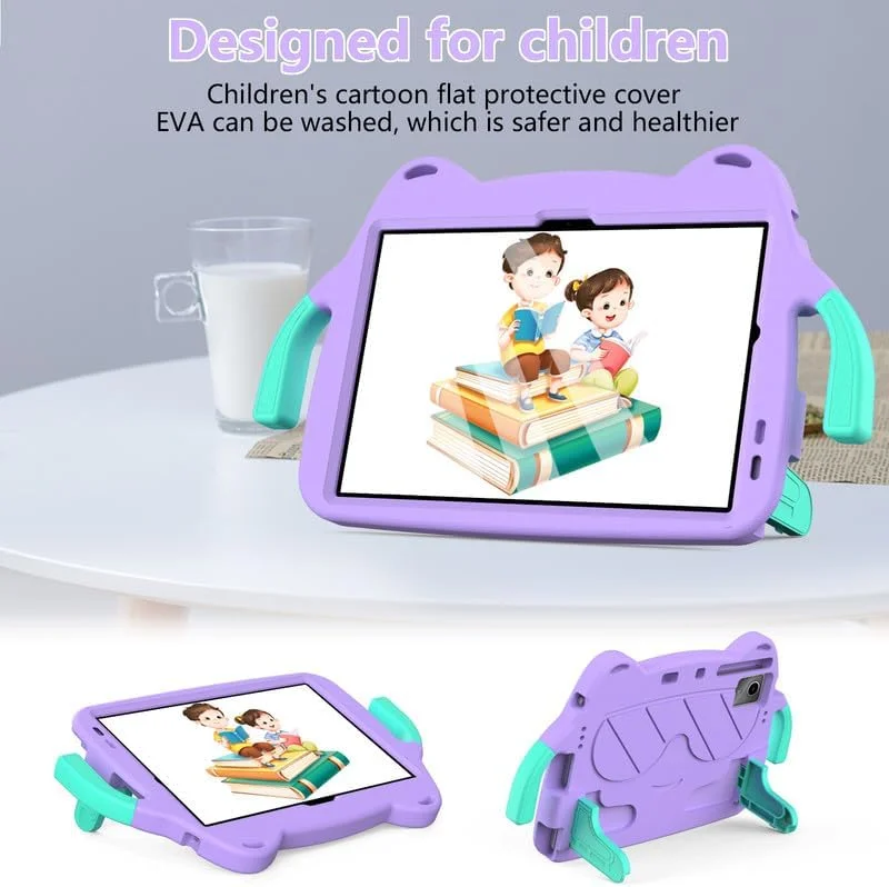 Tablet Case for Lenovo Xiaoxin Pad (2024)/M11 (2024)/Tab P11 J606F/P11Plus TB-J607F 11 Inch Kids Friendly, Durable Lightweight EVA Shockproof Protective Handle Stand Cover, Purple Tablet Case for Lenovo Xiaoxin Pad (2024)/M11 (2024)/Tab P11 J606F/P11Plus TB-J607F 11 Inch Kids Friendly, Durable Lightweight EVA Shockproof Protective Handle Stand Cover, Purple