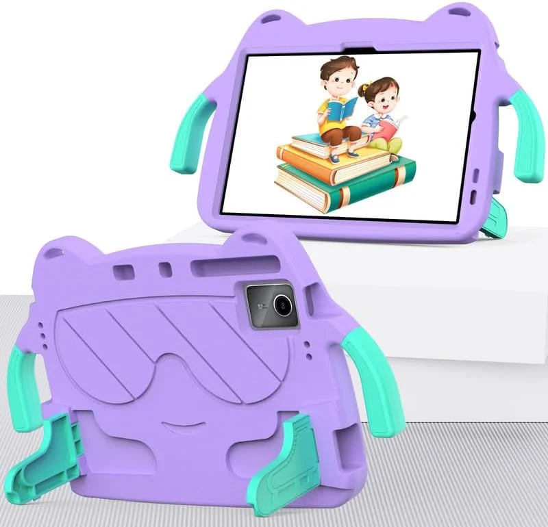 Tablet Case for Lenovo Xiaoxin Pad (2024)/M11 (2024)/Tab P11 J606F/P11Plus TB-J607F 11 Inch Kids Friendly, Durable Lightweight EVA Shockproof Protective Handle Stand Cover, Purple Tablet Case for Lenovo Xiaoxin Pad (2024)/M11 (2024)/Tab P11 J606F/P11Plus TB-J607F 11 Inch Kids Friendly, Durable Lightweight EVA Shockproof Protective Handle Stand Cover, Purple