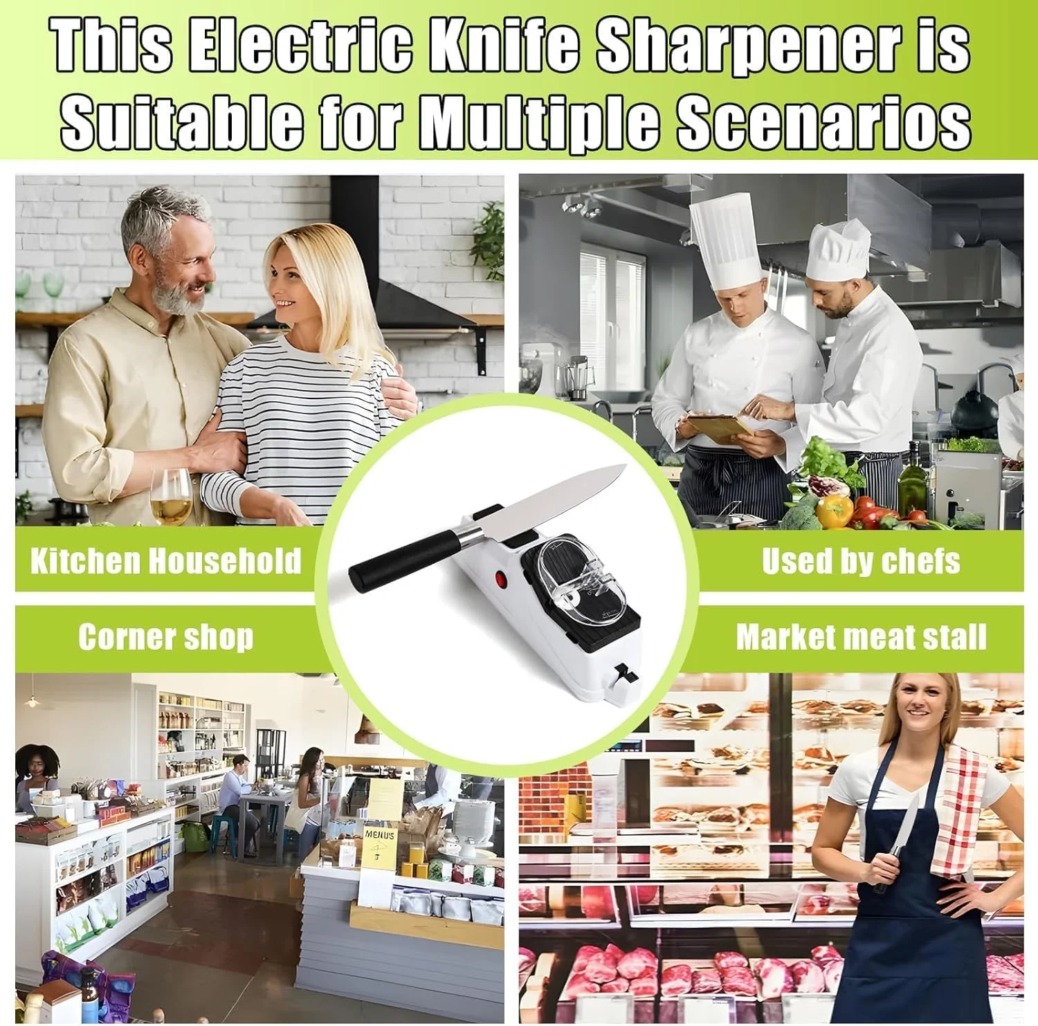 چاقو تیزکن برقی، با منبع تغذیه USB، ابزار ایمن و کارآمد برای تیز کردن تیغه چاقو تیزکن برقی، با منبع تغذیه USB، ابزار ایمن و کارآمد برای تیز کردن تیغه