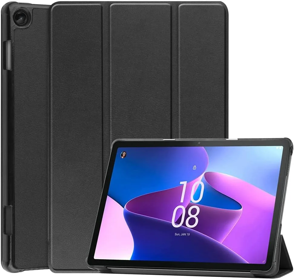 کاور کاستر Kepuch برای تبلت لنوو Tab M10 نسل 3 مدل TB-328F - کاور سخت و فوق العاده نازک از جنس چرم PU برای تبلت لنوو Tab M10 نسل 3 مدل TB-328F - مشکی