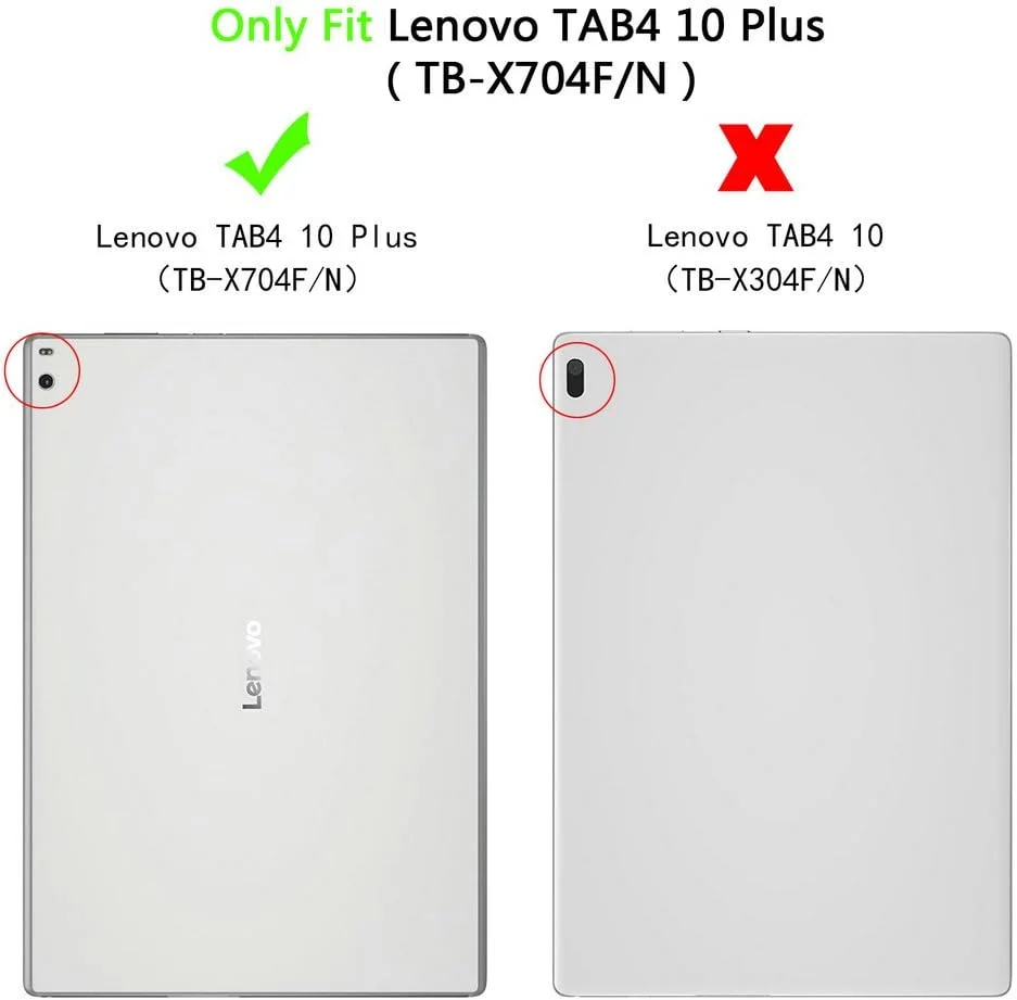 کیپوچ کاستر کیس برای لنوو تب 4 10 پلاس TB-X704F TB-X704N - کاور هارد شل چرمی PU فوق العاده نازک برای لنوو تب 4 10 پلاس TB-X704F TB-X704N - مشکی