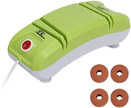 چاقو تیز کن برقی DESONIX، دستگاه تیز کننده سریع و حرفه ای اتوماتیک برای آشپز، ابزار آشپزخانه خانگی 220 ولت برای انواع چاقو (رنگ: مطابق تصویر 1)