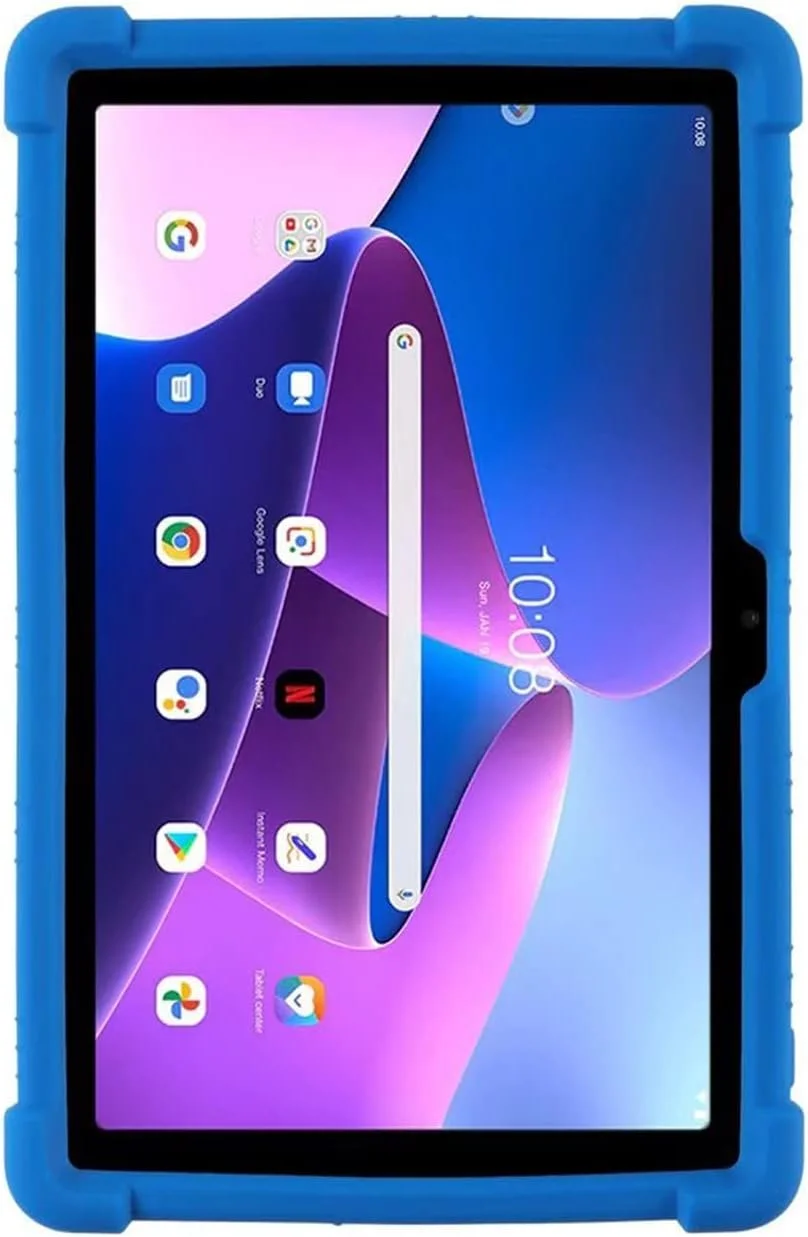 کاور اورانکسین برای تبلت لنوو تب M10 Plus Gen3 - کاور محافظ سیلیکونی نرم، ضد ضربه، سبک وزن، با پایه لاستیکی برای تبلت لنوو تب M10 Plus نسل 3 مدل TB-125F / TB-128F سایز 10.6 اینچ (2022) کاور اورانکسین برای تبلت لنوو تب M10 Plus Gen3 - کاور محافظ سیلیکونی نرم، ضد ضربه، سبک وزن، با پایه لاستیکی برای تبلت لنوو تب M10 Plus نسل 3 مدل TB-125F / TB-128F سایز 10.6 اینچ (2022)