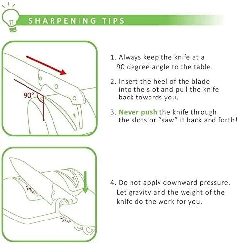چاقو تیزکن برقی DHHVIC، چاقو تیزکن حرفه ای خانگی، سیستم دو مرحله ای تیز کردن چاقو، چاقو تیزکن چند منظوره آشپزخانه، لوازم آشپزخانه