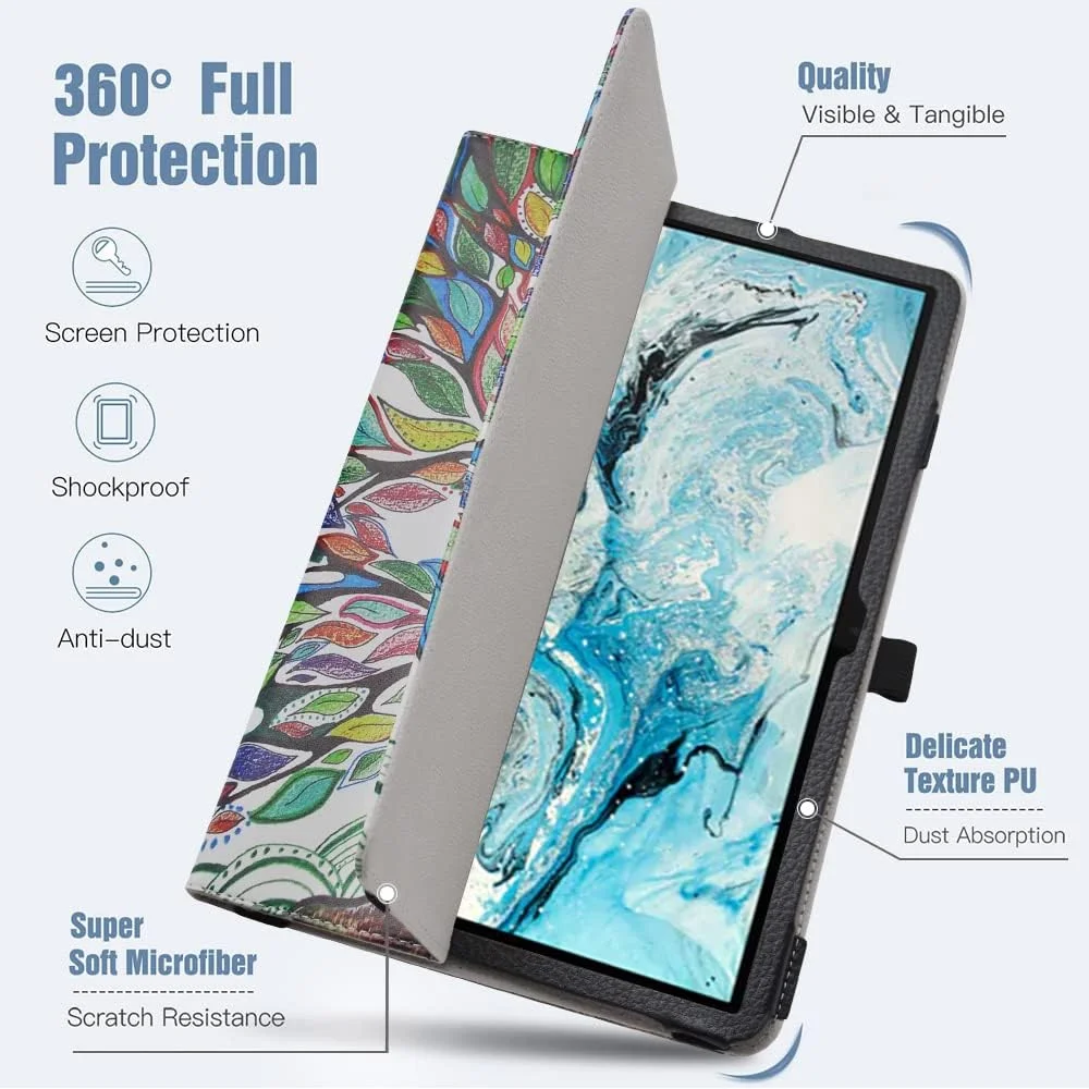 کاور چرمی باریک و محافظ تبلت 10.95 اینچی Lenovo Ideapad Duet 3 Chromebook 11 - طرح درخت عشق کاور چرمی باریک و محافظ تبلت 10.95 اینچی Lenovo Ideapad Duet 3 Chromebook 11 - طرح درخت عشق