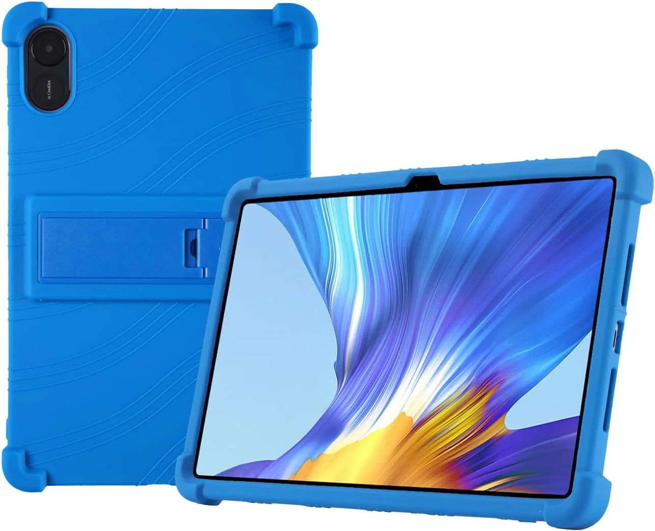 کاور تبلت XLTTONG مناسب برای آنر پد X9 سایز 11.5 اینچ، کاور سیلیکونی تبلت با نگهدارنده PC، ضد ضربه برای آنر پد X8 پرو 2023 (آبی)