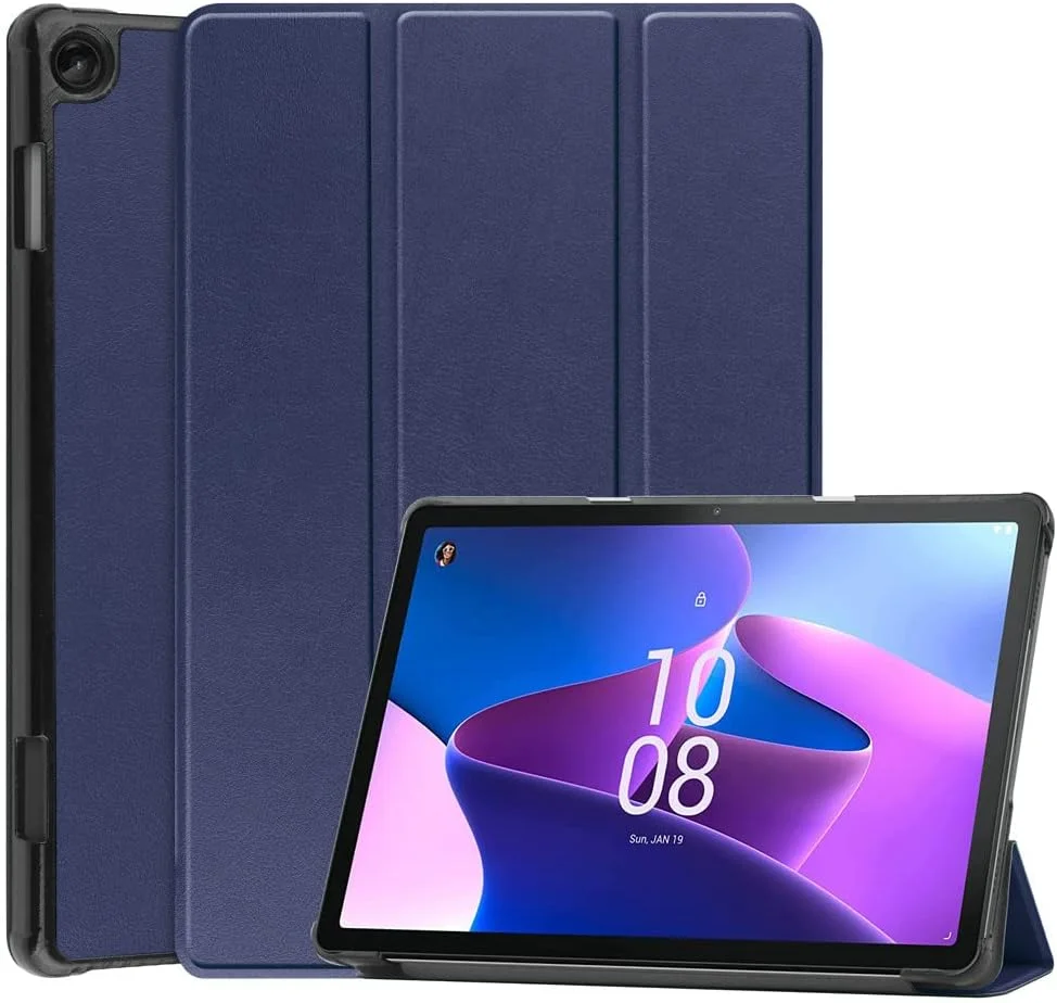 کاور کاستر Kepuch برای تبلت لنوو تب M10 نسل 3 TB-328F - کاور سخت و فوق العاده نازک چرمی PU برای لنوو تب M10 نسل 3 TB-328F - آبی