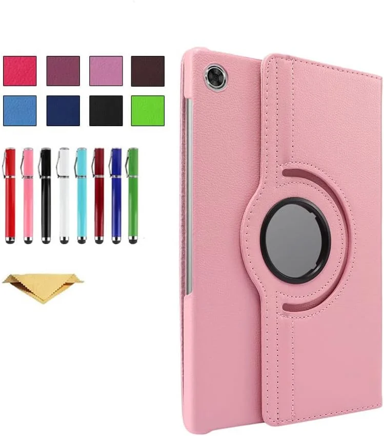 کیف تیانتا برای لنوو M10 پلاس، با پایه تاشو چرخش 360 درجه، جلد محافظ چرمی PU هوشمند باریک برای تبلت لنوو تب M10 FHD پلاس TB-X606F/X606X 10.3 اینچی - صورتی کیف تیانتا برای لنوو M10 پلاس، با پایه تاشو چرخش 360 درجه، جلد محافظ چرمی PU هوشمند باریک برای تبلت لنوو تب M10 FHD پلاس TB-X606F/X606X 10.3 اینچی - صورتی