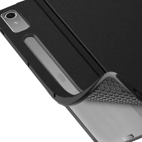 کیبورد Gruattreay سازگار با تبلت Lenovo Tab P12 12.7 اینچی 2023، کیبورد با نور پس زمینه 7 رنگ به همراه ماوس، کاور استند PU برای تبلت Tab P12 12.7 اینچی
