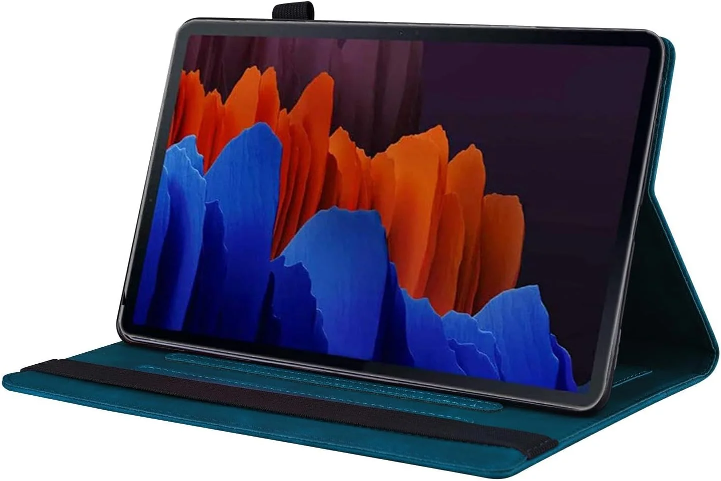 BYXBYM Compatible with Lenovo Tab P12 Pro case cover 12.6 inch wallet case with card holder protective flip cover anti drop dustproof protective Shell (blue) BYXBYM Compatible with Lenovo Tab P12 Pro case cover 12.6 inch wallet case with card holder protective flip cover anti drop dustproof protective Shell (blue)
