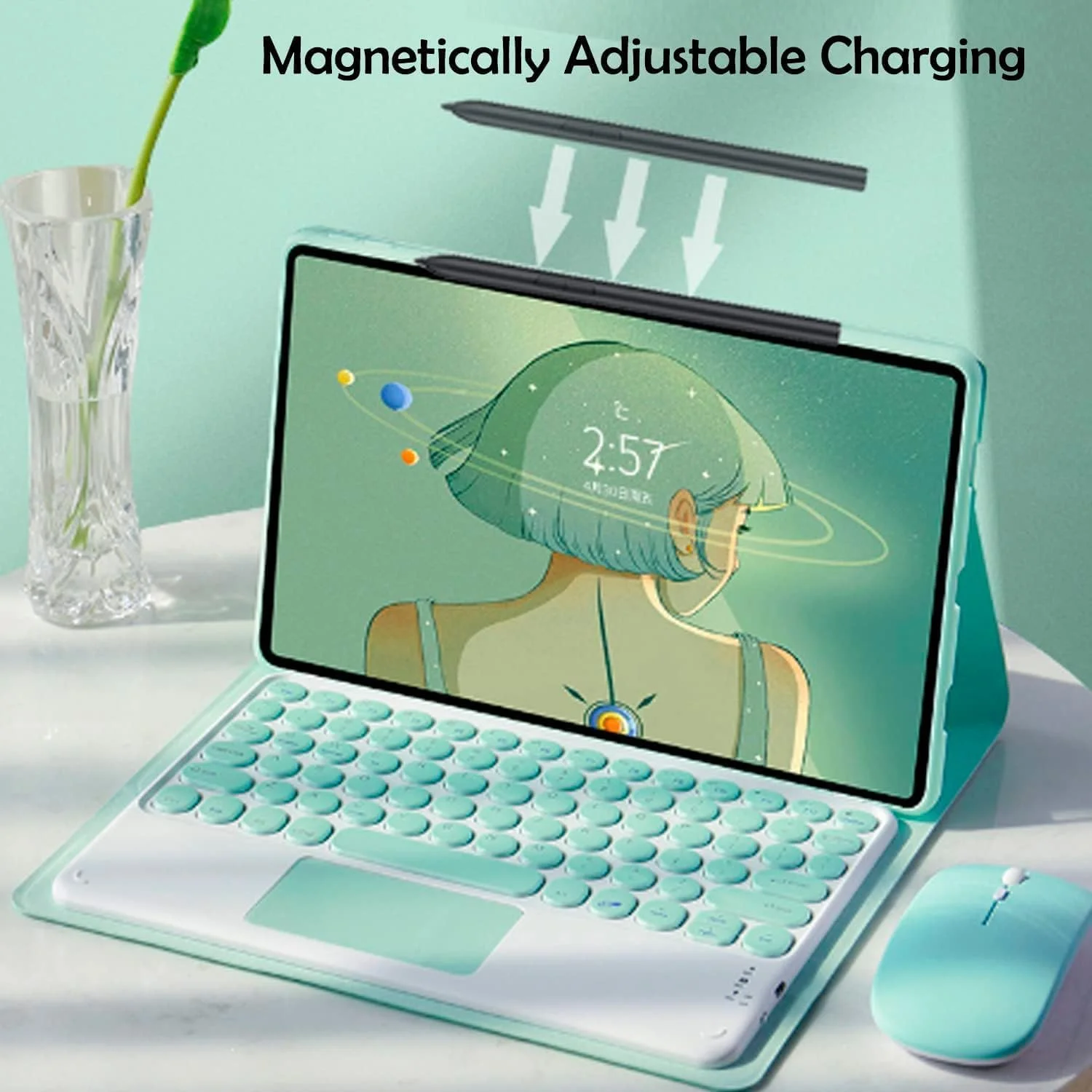 کیبورد عربی و انگلیسی Gruattreay سازگار با تبلت 11.0 اینچی Lenovo Tab M11، دارای جای قلم نامرئی، کاور کیبورد با کلیدهای گرد زیبا، کیبورد و ماوس جداشدنی با تاچ پد (مشکی) کیبورد عربی و انگلیسی Gruattreay سازگار با تبلت 11.0 اینچی Lenovo Tab M11، دارای جای قلم نامرئی، کاور کیبورد با کلیدهای گرد زیبا، کیبورد و ماوس جداشدنی با تاچ پد (مشکی)