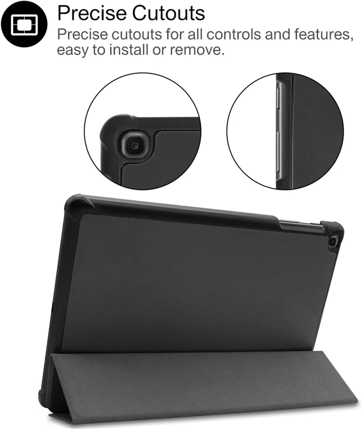 کیف چرمی فوق العاده نازک SKEIDO با قابلیت مغناطیسی برای تبلت سامسونگ گلکسی تب A T510 T515 10.1 اینچ (2019) مدل Funda Capa Cover (مشکی) کیف چرمی فوق العاده نازک SKEIDO با قابلیت مغناطیسی برای تبلت سامسونگ گلکسی تب A T510 T515 10.1 اینچ (2019) مدل Funda Capa Cover (مشکی)