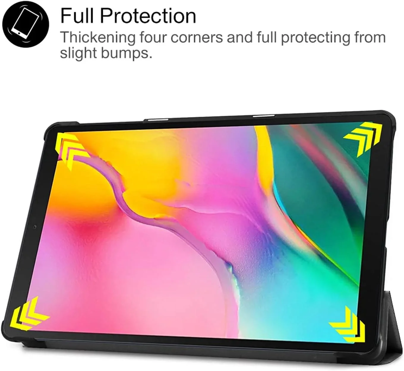 کیف چرمی فوق العاده نازک SKEIDO با قابلیت مغناطیسی برای تبلت سامسونگ گلکسی تب A T510 T515 10.1 اینچ (2019) مدل Funda Capa Cover (مشکی) کیف چرمی فوق العاده نازک SKEIDO با قابلیت مغناطیسی برای تبلت سامسونگ گلکسی تب A T510 T515 10.1 اینچ (2019) مدل Funda Capa Cover (مشکی)